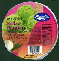 Magnolia Buko Pandan Ice Cream - quart (946)  