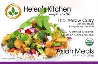 Thai Yellow Curry with Tofu Steaks & Vegetables over Rice - 9 OZ. (255g)