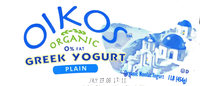 Oikos Organic Greek Yogurt - Plain - 1 LB (454g)