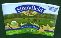 Organic French Vanilla Yogurt - 6oz (170g)