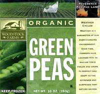 Organic Green Peas - 10oz (283g)
