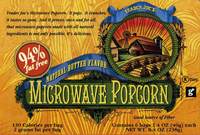 Natural butter flavor Microwave Popcorn - 8.4 oz (238g)