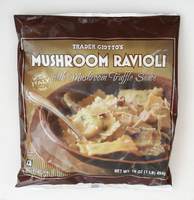 Mushroom Ravioli With Mushroom Truffle Sauce - 16oz (1lb) 454g