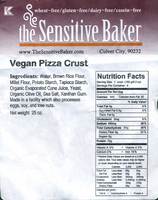 Vegan Pizza Crust - 25oz