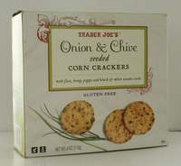 Onion And Chive Seeded Corn Cracker  - 4oz (113g)