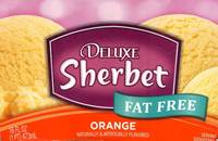 Deluxe Orange Sherbet - 16 fl oz (473mL)  
