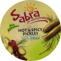 Sabra Hot & Spicy Pickles - 22 OZ. (625g)