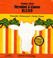 Shredded Three Cheese Blend - 12oz (340g)
