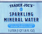 Sparkling Mineral Water - 1 Liter (1 QT 1.8 FL OZ)