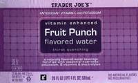 Fruit Punch Flavored Water - 20 FL OZ (1PT 4 FL OZ) 591mL