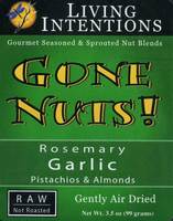 Gone Nuts - Rosemary Garlic Raw Pistachios & Almonds - 3.5 oz (99 grams)