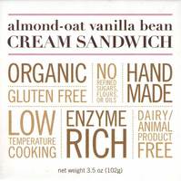 Almond-Oat Vanilla Bean Cream Sandwich - 3.5 oz (102g)