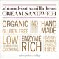 Almond-Oat Vanilla Bean Cream Sandwich - 3.5 oz (102g)
