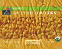 365 Organic Sweet Yellow Corn - 16 oz (1 LB) 454 g