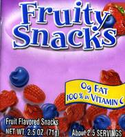 Fruity Snacks - 2.5oz (71g)