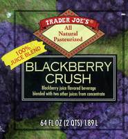 Blackberry Crush - 64 fl oz (2 QTS) 1.89L