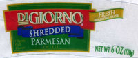 Digiorno Shredded - Parmesan Cheese - 6oz (170g)