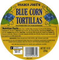 Blue Corn Tortillas - 10oz (284g)