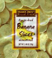 Freeze Dried Banana Slices - 2.46oz (70g)