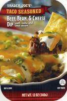 Taco Seasoned Beef, Bean & Cheese Dip - 12oz (340g)