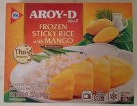 Aroyo-D Frozen Sticky Rice With Mango - 250g (8.8oz)